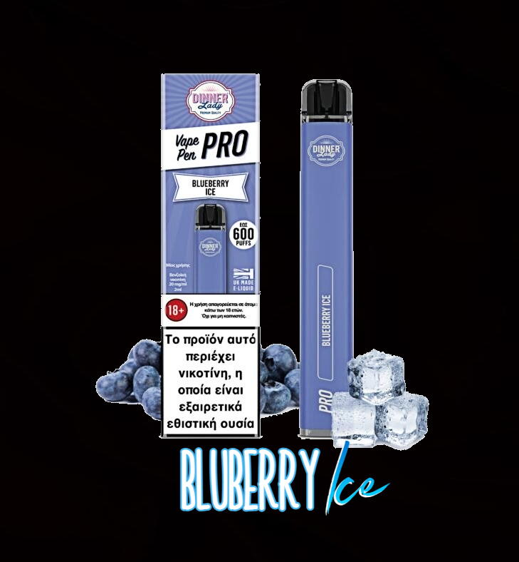 Dinner Vape Pro BlueBerry Ice Black